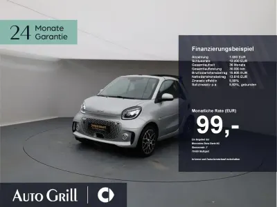 Gebraucht Smart ForTwo Electric Drive Exclusive 60 kW (82 PS) 2023 Bodypanels in cool silver (metallic) Cabrio