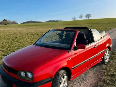 Gebraucht VW Golf Cabriolet 90 PS (66 kW) 1995 Rot Cabrio