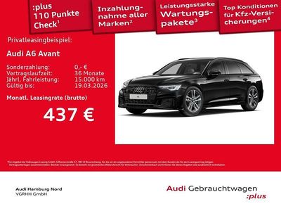 Gebraucht Audi A6 S-Line 204 PS (150 kW) 2025 0e mythosschwarz metallic Kombi