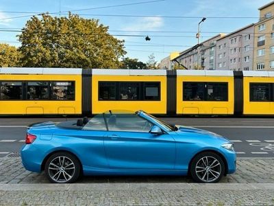 gebraucht BMW 218 i Cabrio - Blue