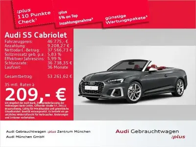 Gebraucht Audi S5 Cabriolet Ambiente 354 PS (260 kW) 2024 Daytonagrau perleffekt Cabrio