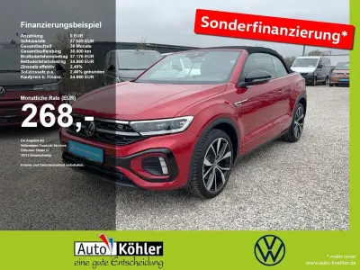 Gebraucht VW T-Roc Cabriolet R-line 150 PS (110 kW) 2025 Kings red metallic Cabrio