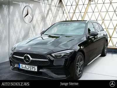 Gebraucht Mercedes C220 AMG 200 PS (147 kW) 2024 Unilack schwarz Kombi