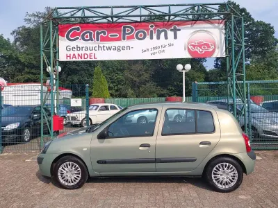 Gebraucht Renault Clio II Expression 75 PS (55 kW) 2003 Grau / grün Limousine