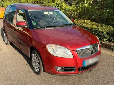 Gebraucht Skoda Roomster 86 PS (63 kW) 2007 Rot Van / Kleinbus