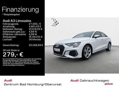 Gebraucht Audi A3 S-Line 150 PS (110 kW) 2023 Ibisweiß Limousine