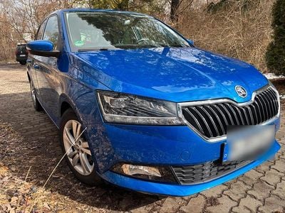 Gebraucht Skoda Fabia Style 95 PS (69 kW) 2021 Blau Limousine