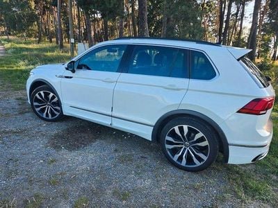 Gebraucht VW Tiguan R-line 150 PS (110 kW) 2021 Weiß SUV