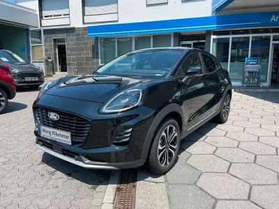 Gebraucht Ford Puma Titanium 125 PS (91 kW) 2025 Obsidianschwarz metallic SUV
