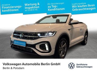 Usata VW T-Roc Cabriolet R-line 150 CV (110 kW) 2025 Bianco Cabrio