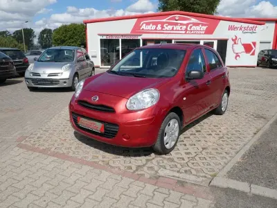 Gebraucht Nissan Micra 80 PS (58 kW) 2011 Rot Kleinwagen