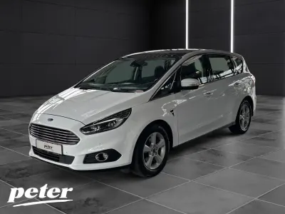 Gebraucht Ford S-MAX Titanium 165 PS (121 kW) 2019 Frostweiß Van / Kleinbus