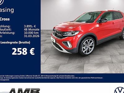 Neu VW T-Cross Style 150 PS (110 kW) 2025 Rot SUV