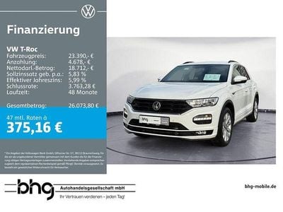 Gebraucht VW T-Roc Sportline 190 PS (139 kW) 2020 Weiß SUV