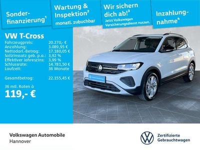 Pure white Gebraucht 2025 VW T-Cross Goal SUV | 20.270 € (Guter Preis)