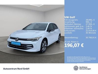 Gebraucht VW Golf VIII Goal 150 PS (110 kW) 2025 Weiss Limousine