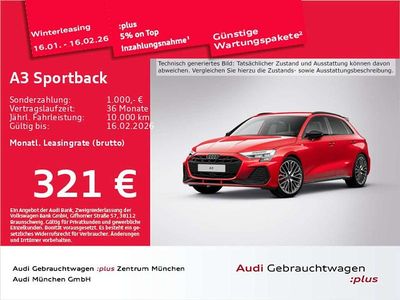 Progressivrot metallic Gebraucht 2024 Audi A3 S-Line Limousine | 38.896 € (Fairer Preis)