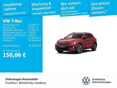 Gebraucht VW T-Roc R-line 150 PS (110 kW) 2025 Kings red metallic (metallic) SUV