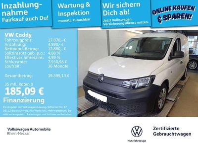 Candy weiß Gebraucht 2021 VW Caddy Van / Kleinbus | 17.691 € (Superpreis)