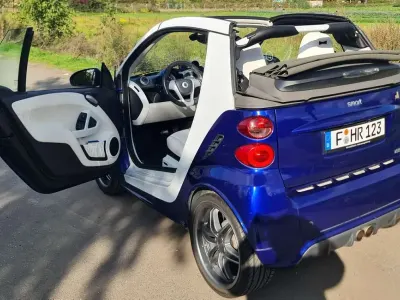 Gebraucht Smart ForTwo Cabrio Brabus 102 PS (75 kW) 2015 Blau Cabrio