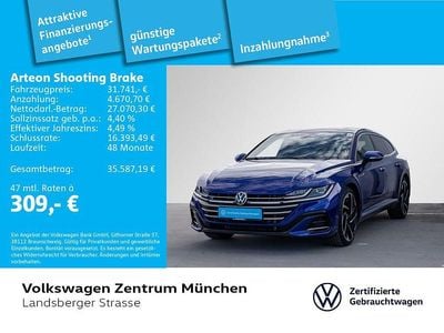 Second-hand VW Arteon R-line 190 CP (139 kW) 2022 Albastru Berlinǎ
