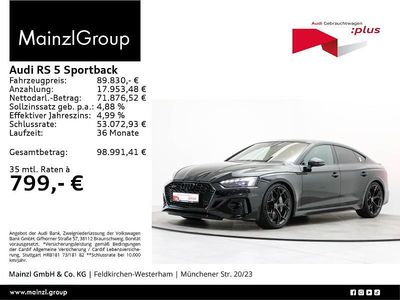 Schwarz Gebraucht 2024 Audi RS5 Sportback Performance Limousine | 88.230 € (Fairer Preis)