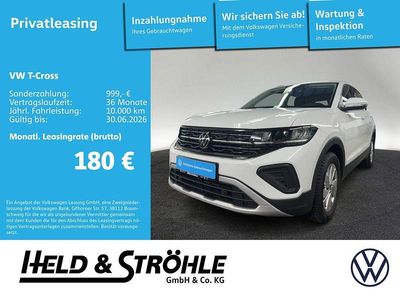 Gebraucht VW T-Cross Life 95 PS (69 kW) 2025 Weiß SUV