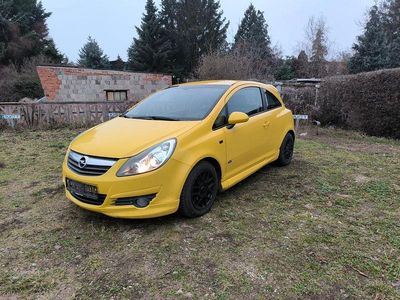 Gebraucht Opel Corsa 80 PS (58 kW) 2009 Gelb Kleinwagen