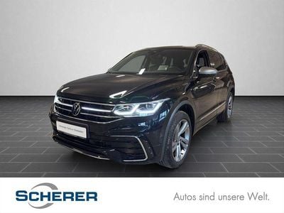 Gebraucht VW Tiguan Allspace R-line 200 PS (147 kW) 2022 Deep black perleffekt (metallic) SUV