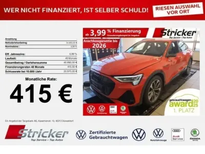 Gebraucht Audi e-tron Sportback S-Line 300 kW (408 PS) 2021 Catalunyarot metallic (metallic) SUV