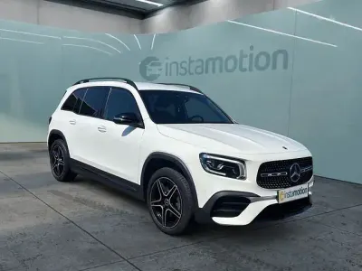 Brugt Mercedes GLB220 AMG line 190 HK (139 kW) 2021 Hvid SUV