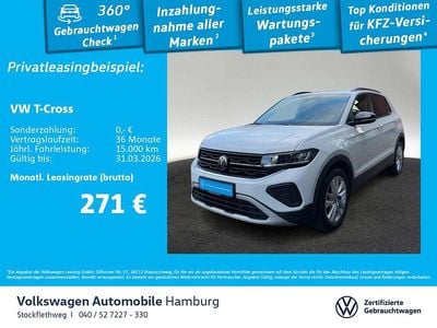 Weiß Gebraucht 2025 VW T-Cross Goal SUV | 23.620 € (Guter Preis)