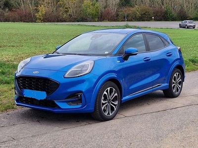 Blau Gebraucht 2021 Ford Puma ST-Line X SUV | 16.990 € (Fairer Preis)