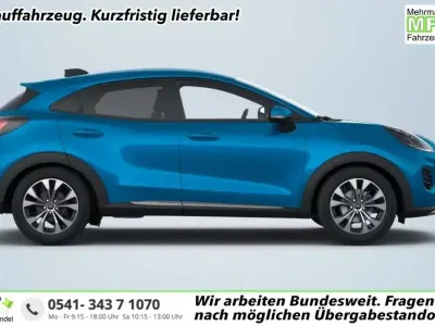 Neu Ford Puma Titanium 125 PS (91 kW) 2026 Digital aqua blue metallic SUV