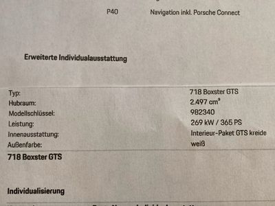 gebraucht Porsche Boxster GTS Boxster GTS 2.5