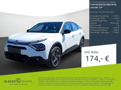 Käytetty Citroën C4 Feel 131 HP (96 kW) 2023 Valkoinen Sedan