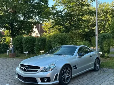 Gebraucht Mercedes SL500 AMG 302 PS (222 kW) 2001 Silber Cabrio