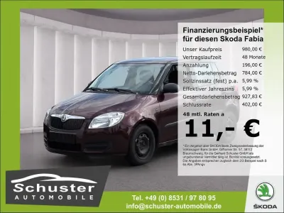 Gebraucht Skoda Fabia Classic 60 PS (44 kW) 2009 Rot Limousine