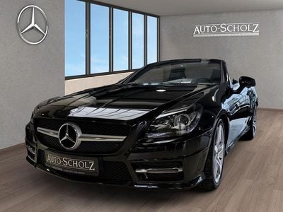 Usata Mercedes SLK200 AMG 184 CV (135 kW) 2014 Nero Cabrio
