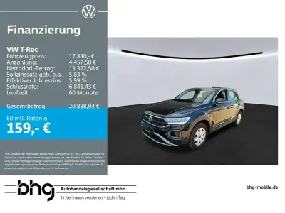 Gebraucht VW T-Roc Basis 110 PS (80 kW) 2022 Deep black perleffekt SUV