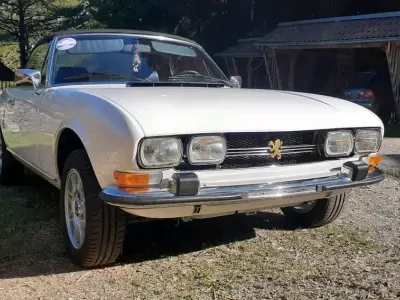 Occasion Peugeot 504 103 ch (75 kW) 1974 Blanc Cabriolet