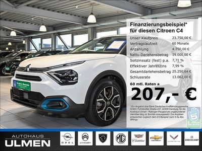 gebraucht Citroën e-C4 C4 e-Feel Elektromotor Klimaautomatik Park Distance Control Bluetooth