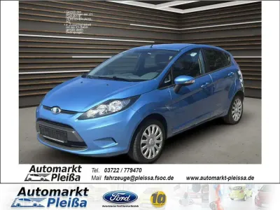 Gebraucht Ford Fiesta Trend 82 PS (60 kW) 2010 Vision blau metallic Kleinwagen