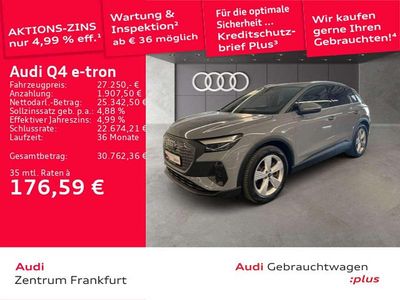 Gebraucht Audi Q4 e-tron Ambiente 150 kW (204 PS) 2022 Kieselgrau SUV