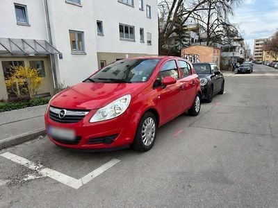 Gebraucht Opel Corsa 65 PS (47 kW) 2009 Rot Kleinwagen