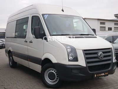 gebraucht VW Crafter 2.5 TDI "HOCH+LANG+1.HAND+LEDER+TÜV NEU"