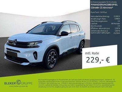 Gebraucht Citroën C5 Aircross PureTech 131 PS (96 kW) 2023 Weiß SUV