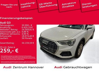 Gletscherweiß metallic Gebraucht 2022 Audi Q3 Ambiente SUV | 30.990 € (Fairer Preis)