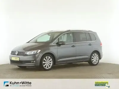 Gebraucht VW Touran Highline 150 PS (110 kW) 2019 Indiumgrau metallic Van / Kleinbus