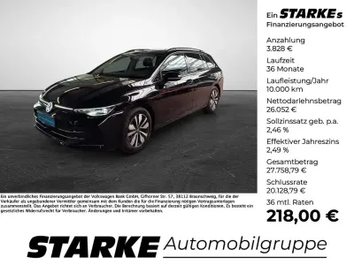 Gebraucht VW Golf VIII Goal 150 PS (110 kW) 2025 Schwarz (grenadillschwarz metallic) Kombi